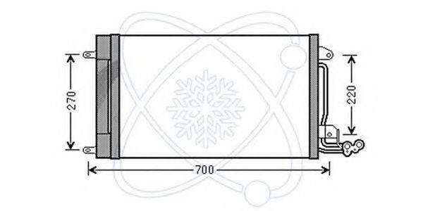 ELECTRO AUTO 30A0028 Конденсатор, кондиціонер