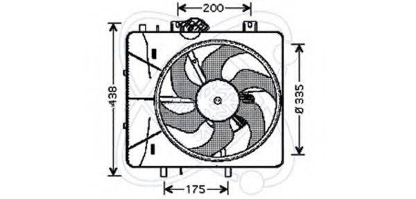 ELECTRO AUTO 32VC002 Вентилятор, охолодження двигуна