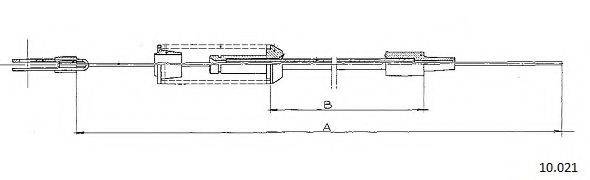 CABOR 10021 Тросик газу