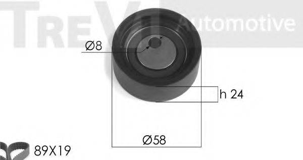 TREVI AUTOMOTIVE KD1137 Комплект ременя ГРМ