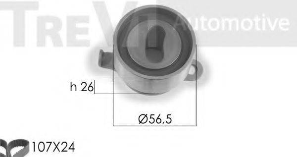 TREVI AUTOMOTIVE KD1154 Комплект ременя ГРМ