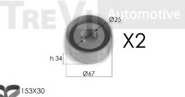 TREVI AUTOMOTIVE KD1218 Комплект ременя ГРМ