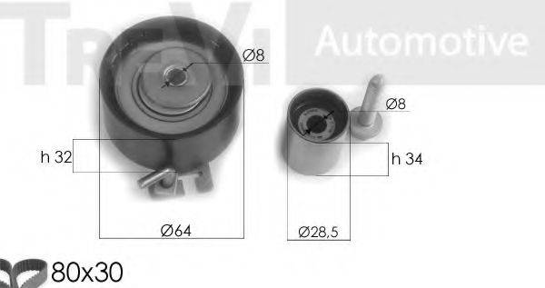 TREVI AUTOMOTIVE KD1301 Комплект ременя ГРМ