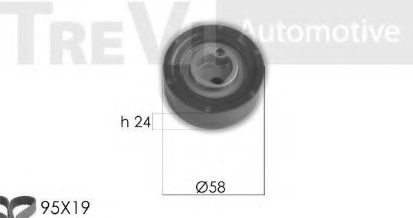 TREVI AUTOMOTIVE KD1440 Комплект ременя ГРМ