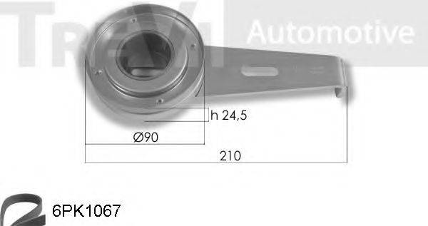 TREVI AUTOMOTIVE KA1024 Полікліновий ремінний комплект