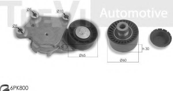 TREVI AUTOMOTIVE KA1055 Полікліновий ремінний комплект