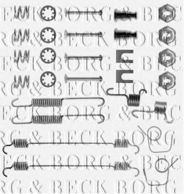 BORG & BECK BBK6079 Комплектуючі, колодки дискового гальма
