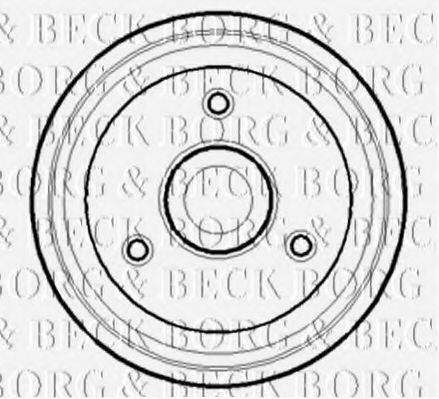 BORG & BECK BBR7071 Гальмівний барабан