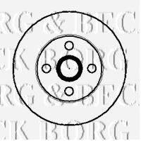 BORG & BECK BBD4013 гальмівний диск