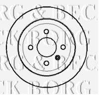 BORG & BECK BBD4187 гальмівний диск