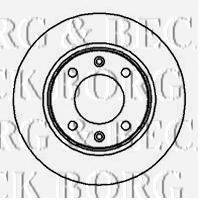 BORG & BECK BBD4249 гальмівний диск