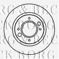 BORG & BECK BBD4837 гальмівний диск