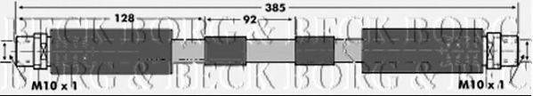 BORG & BECK BBH6918 Гальмівний шланг