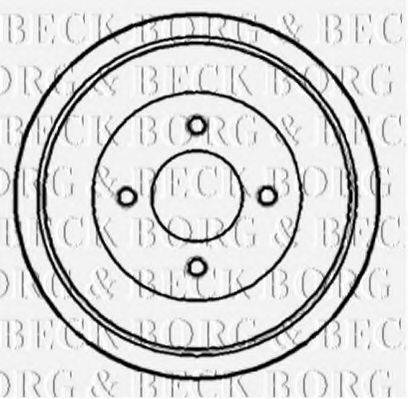 BORG & BECK BBR7133 Гальмівний барабан