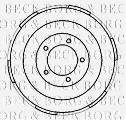 BORG & BECK BBR7185 Гальмівний барабан