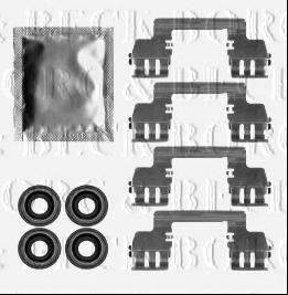 BORG & BECK BBK1567 Комплектуючі, колодки дискового гальма