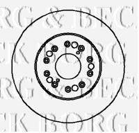 BORG & BECK BBD5707S гальмівний диск