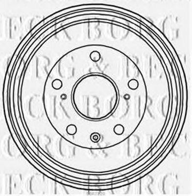 BORG & BECK BBR7220 Гальмівний барабан