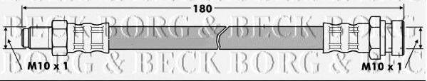 BORG & BECK BBH7453 Гальмівний шланг