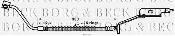 BORG & BECK BBH7551 Гальмівний шланг