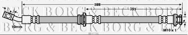 BORG & BECK BBH7701 Гальмівний шланг