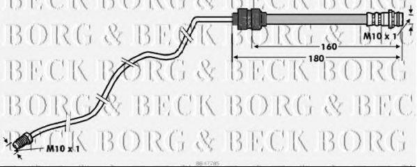 BORG & BECK BBH7785 Гальмівний шланг