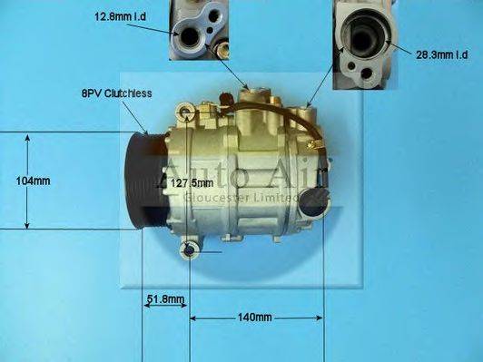 AUTO AIR GLOUCESTER 140306P Компресор, кондиціонер