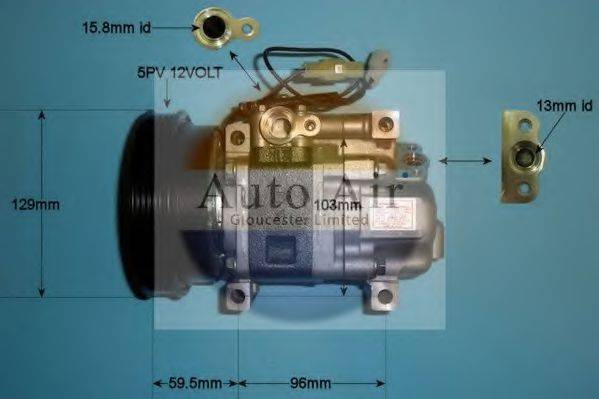 AUTO AIR GLOUCESTER 140030 Компресор, кондиціонер