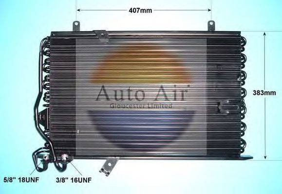 AUTO AIR GLOUCESTER 166598 Конденсатор, кондиціонер