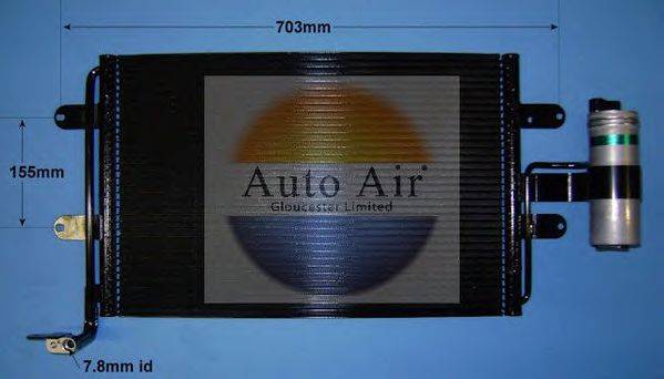 AUTO AIR GLOUCESTER 169786 Конденсатор, кондиціонер