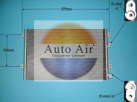 AUTO AIR GLOUCESTER 165010 Конденсатор, кондиціонер