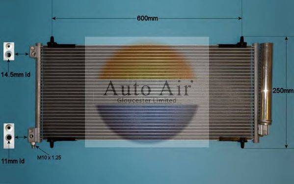 AUTO AIR GLOUCESTER 169929 Конденсатор, кондиціонер