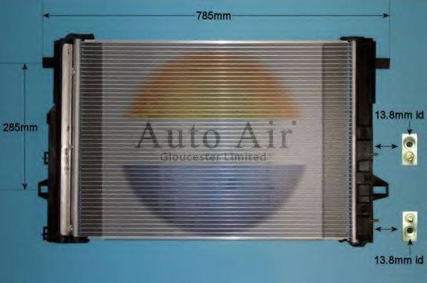 AUTO AIR GLOUCESTER 161399 Конденсатор, кондиціонер