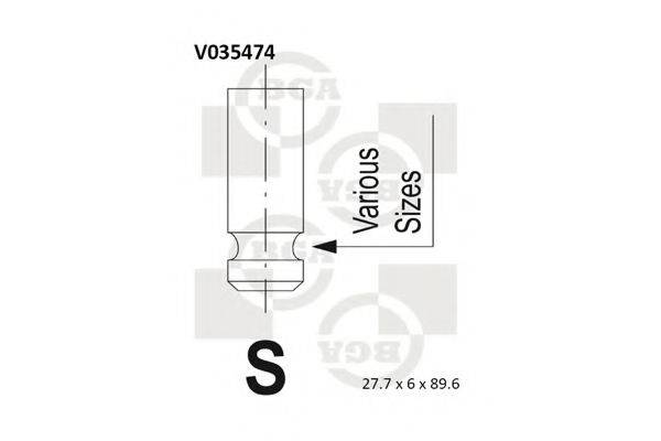 BGA V035474 Впускний клапан