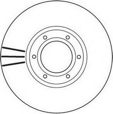 JURID 562105JC гальмівний диск