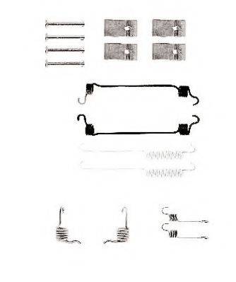 JURID 771096J Комплектуючі, гальмівна колодка