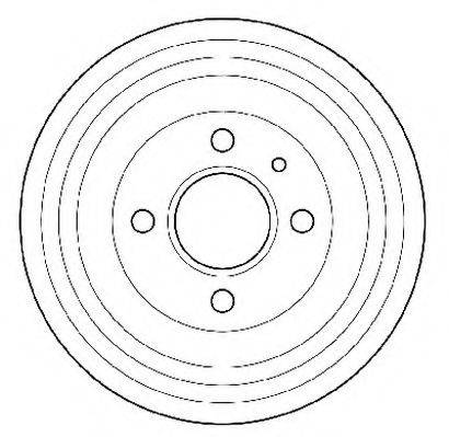 JURID 329180J Гальмівний барабан
