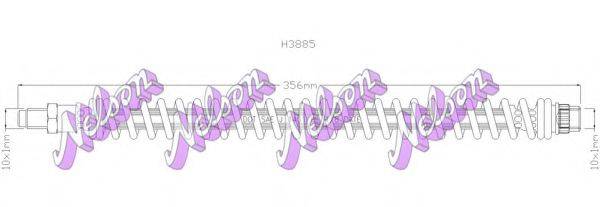 BROVEX-NELSON H3885 Гальмівний шланг