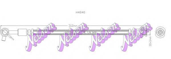 BROVEX-NELSON H4840 Гальмівний шланг