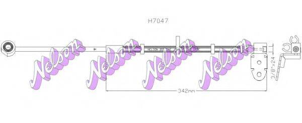 BROVEX-NELSON H7047 Гальмівний шланг