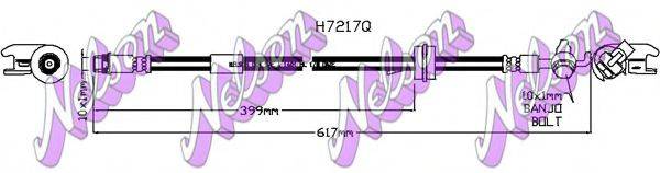 BROVEX-NELSON H7217Q Гальмівний шланг