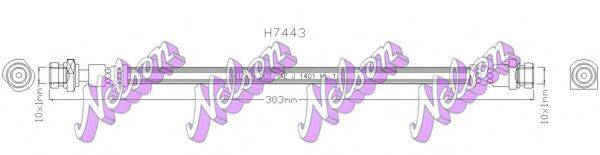 BROVEX-NELSON H7443 Гальмівний шланг