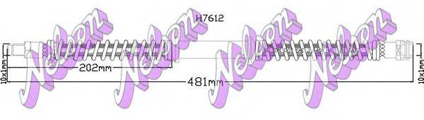 BROVEX-NELSON H7612 Гальмівний шланг
