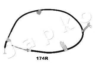 JAPKO 131174R Трос, стоянкова гальмівна система