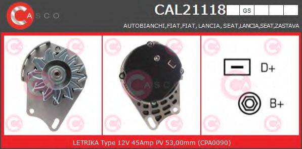 CASCO CAL21118GS Генератор