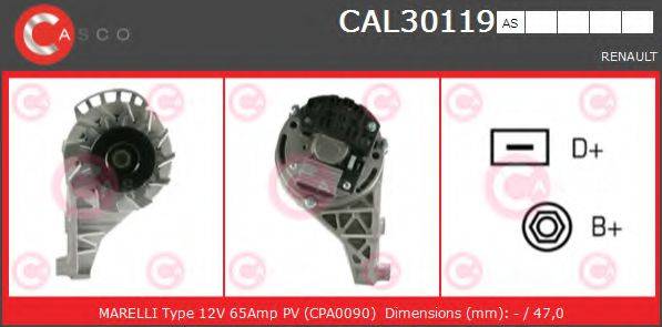 CASCO CAL30119AS Генератор