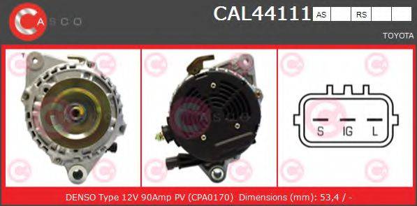 CASCO CAL44111RS Генератор