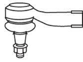 FRAP 4824 Наконечник поперечної кермової тяги