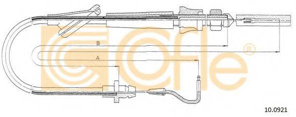 COFLE 100921 Тросик газу