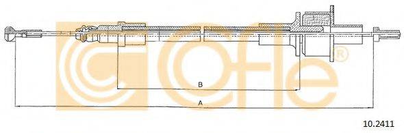 COFLE 102411 Трос, управління зчепленням
